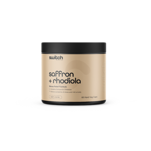 Switch - Saffron + Rhodiola - 60
capsules
