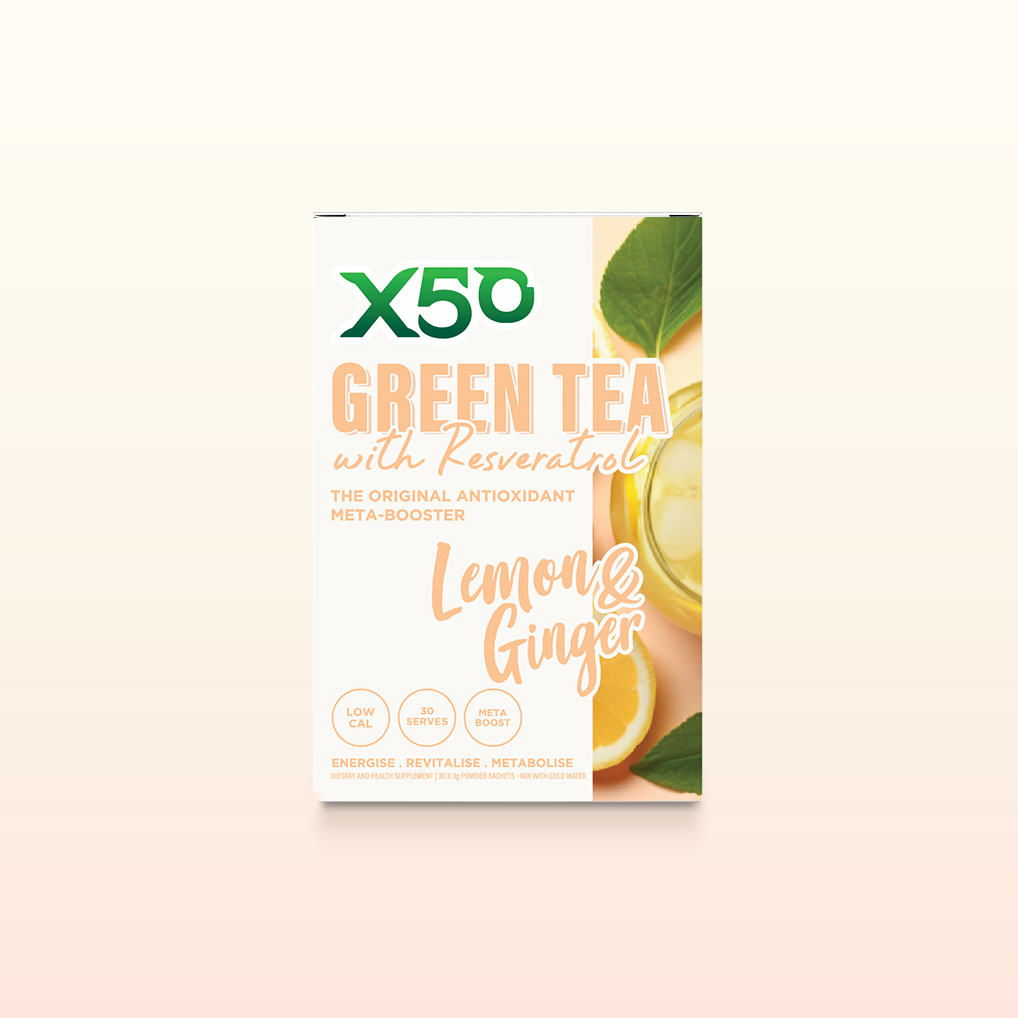 X50 | Green Tea + Reaveratrol | 30 Serves