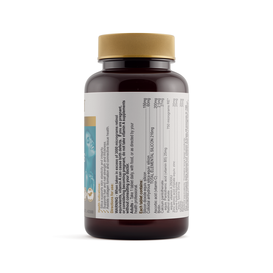 Herbs of Gold - Silica Hair, Skin & Nails - 30 tablets