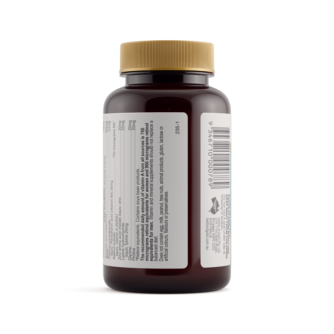 Herbs of Gold - Silica Hair, Skin & Nails - 30 tablets