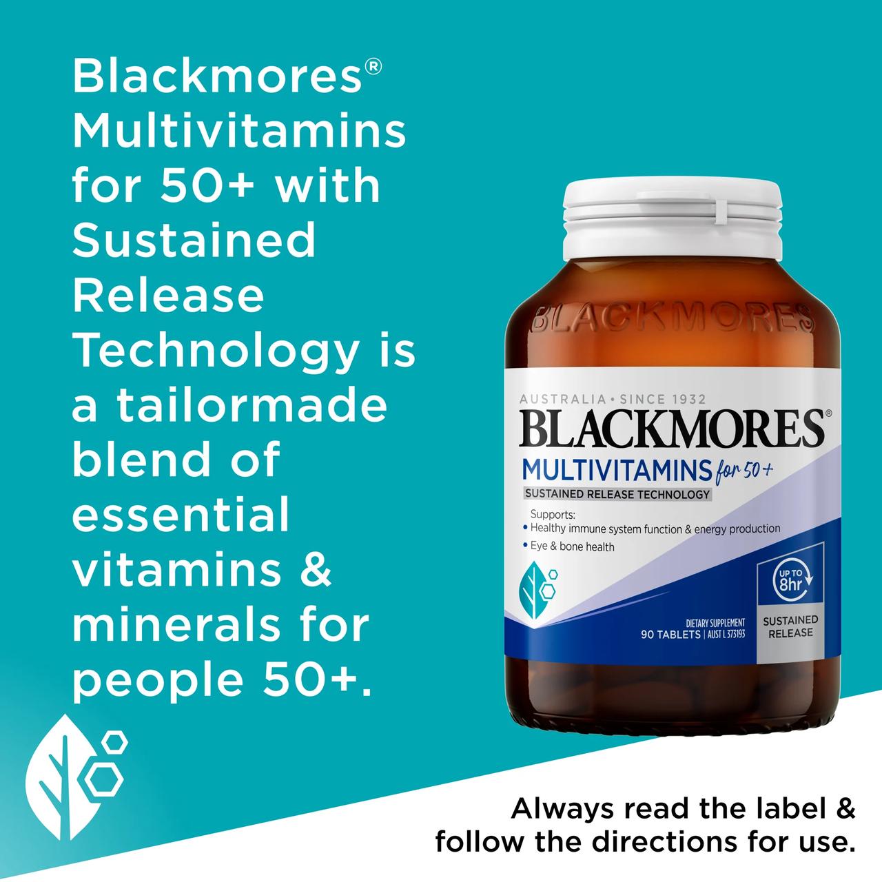 Blackmores - Multivitamin for 50+ - 60 Tablets