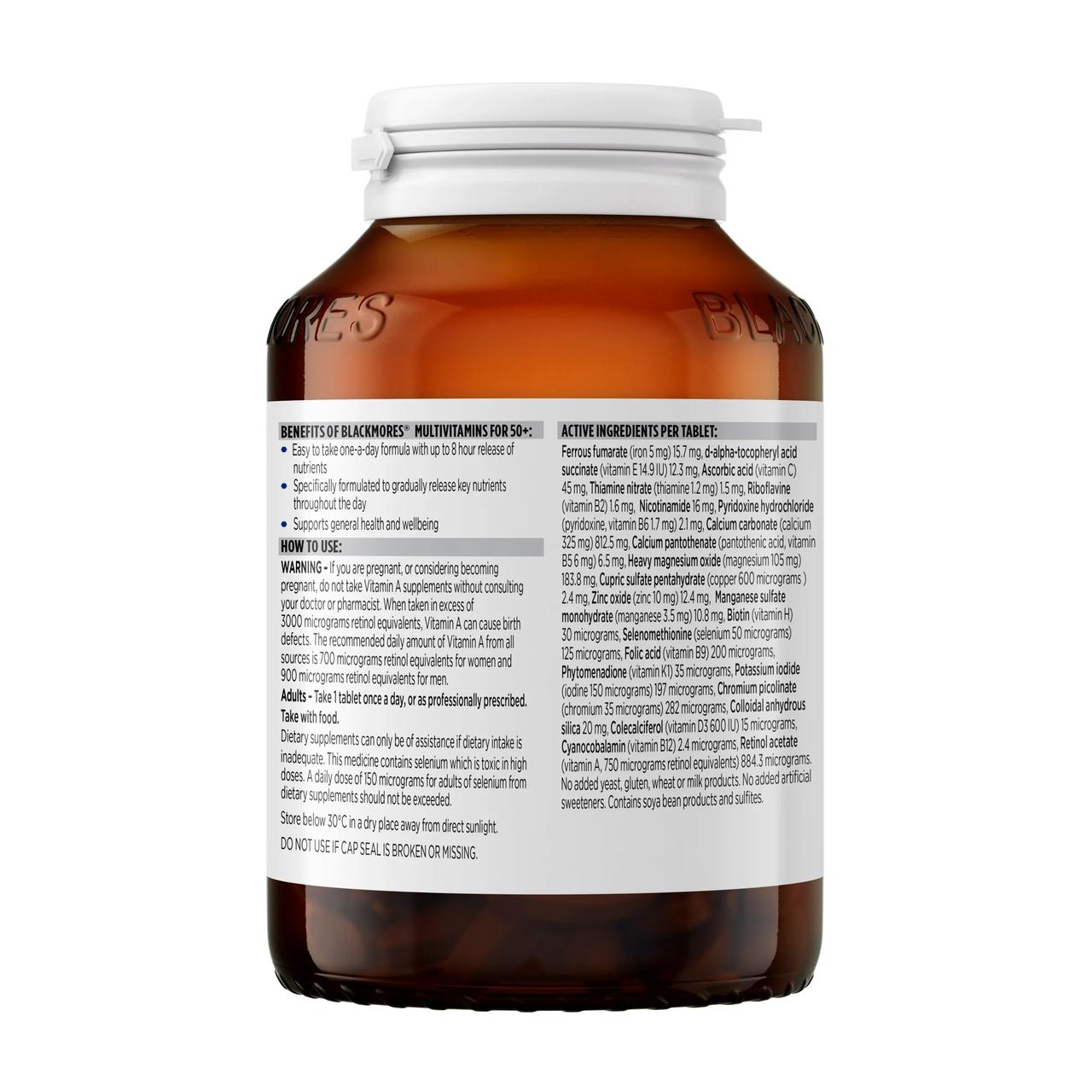 Blackmores - Multivitamin for 50+ - 60 Tablets