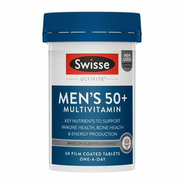 SWISSE | Men's Multivitamin 50+ | 60 Tabs