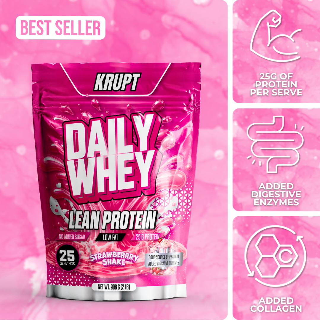 KRUPT | Daily Whey | Lean Protein | 25 Serves