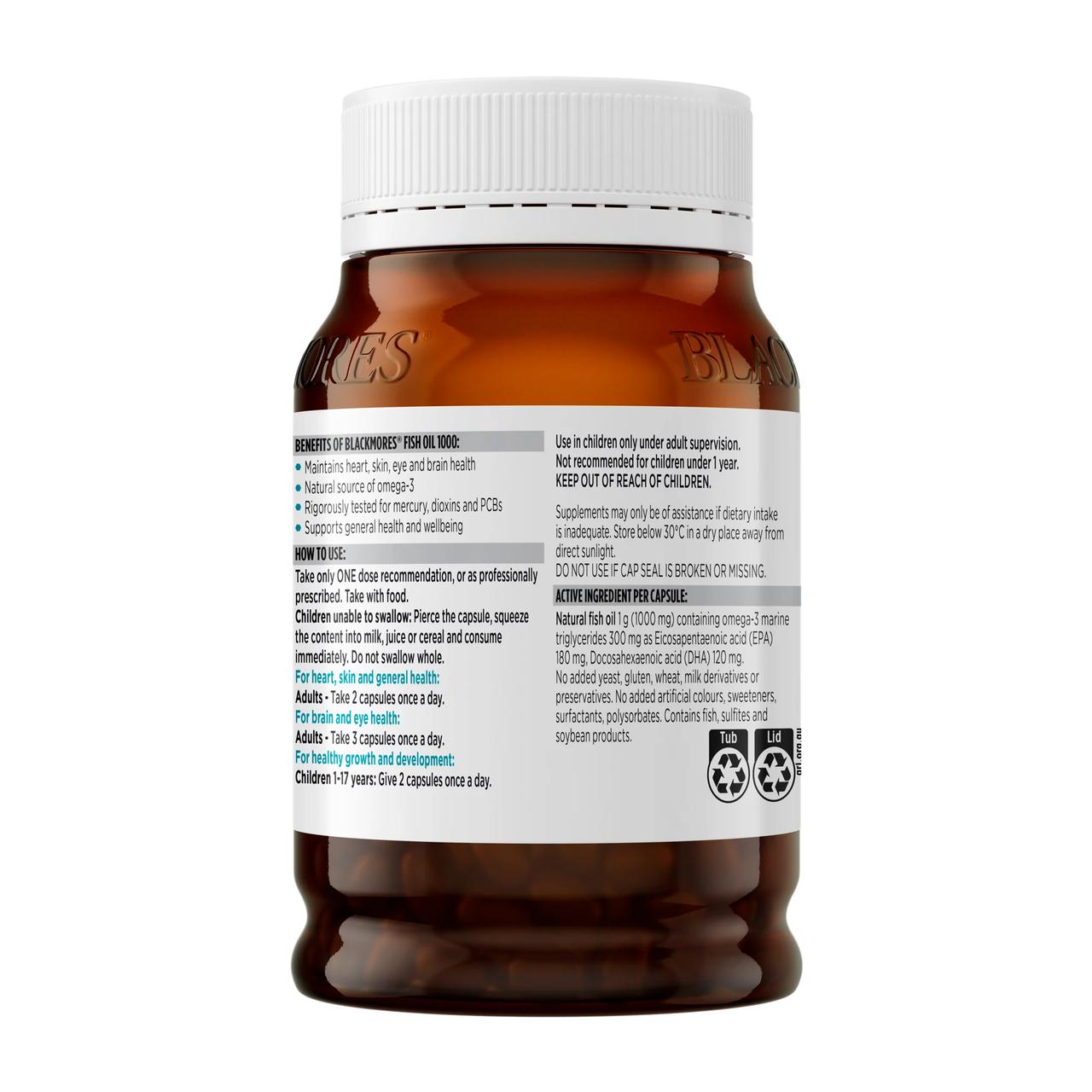 Blackmores - Fish Oil 1000 - 200 capsules