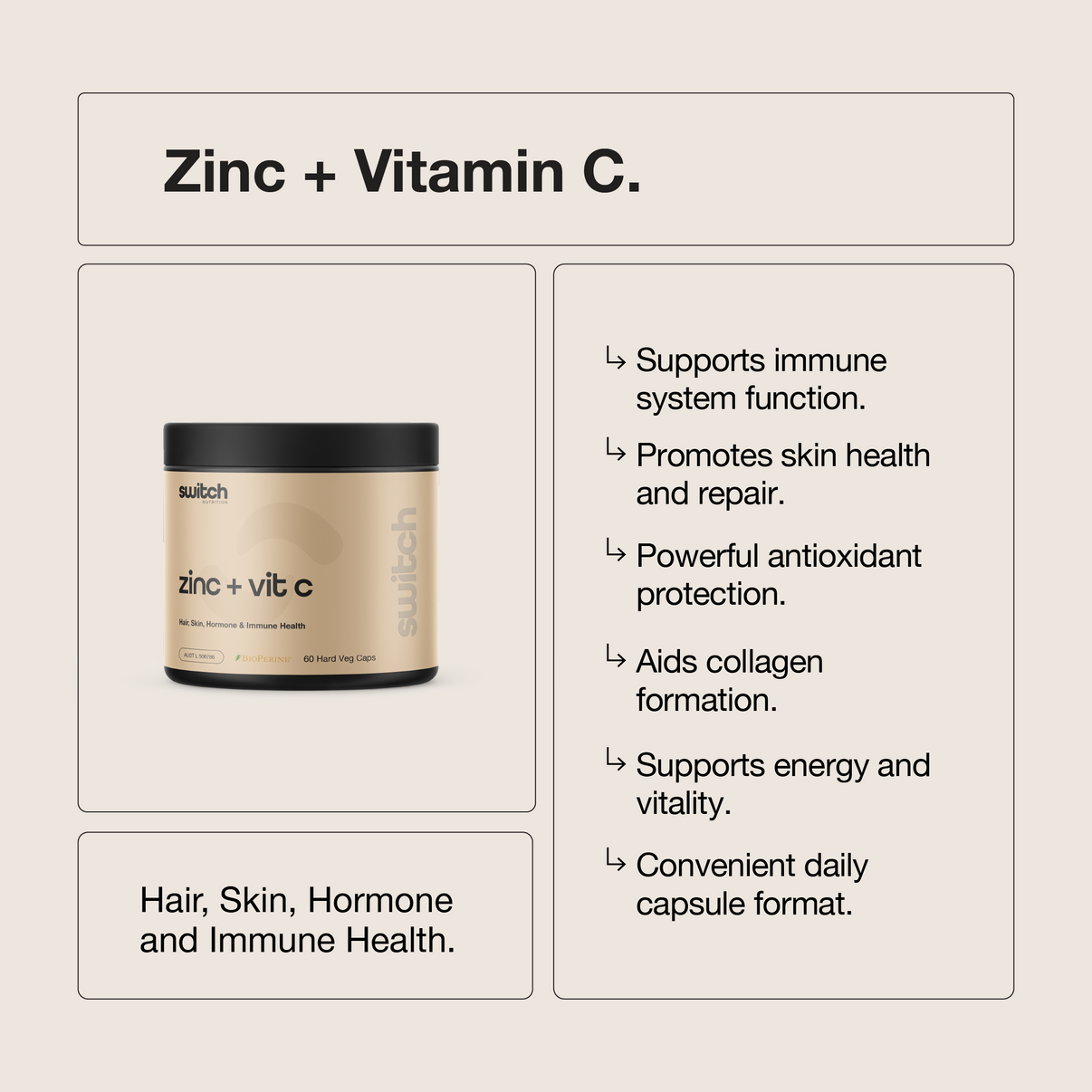 Switch | Zinc + Vit C