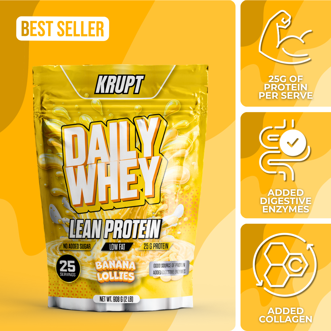 KRUPT | Daily Whey | Lean Protein | 25 Serves