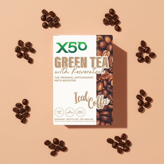 X50 | Green Tea + Reaveratrol | 30 Serves