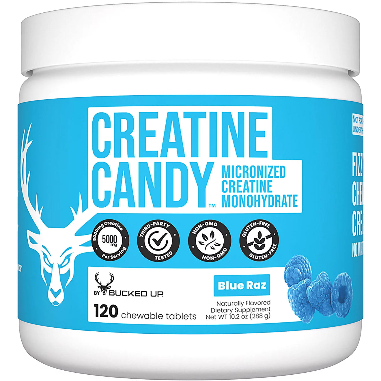 Bucked Up | Creatine Candy | 120 Chewable Tablets