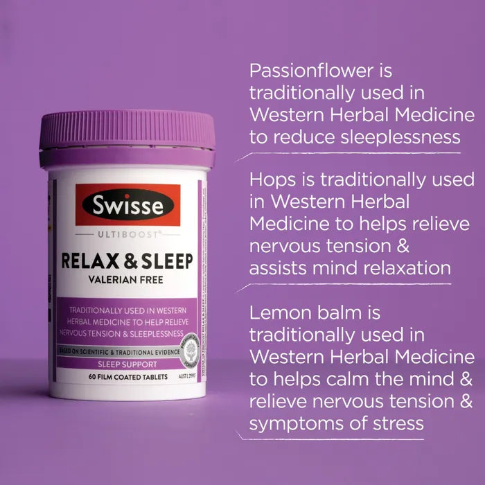 SWISSE | Relax & Sleep | 60Tablets