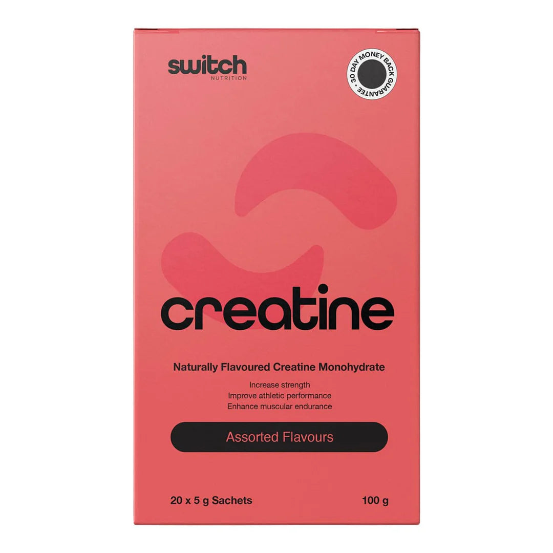 Switch Nutrition Flavoured Creatine Monohydrate - 20 serve sachet box